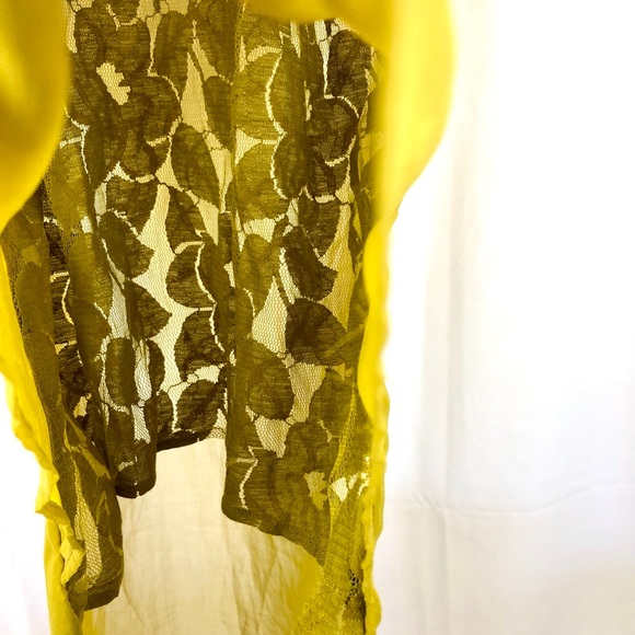 Monoreno sheer layered short sleeve tunic S - Picture 5 of 6